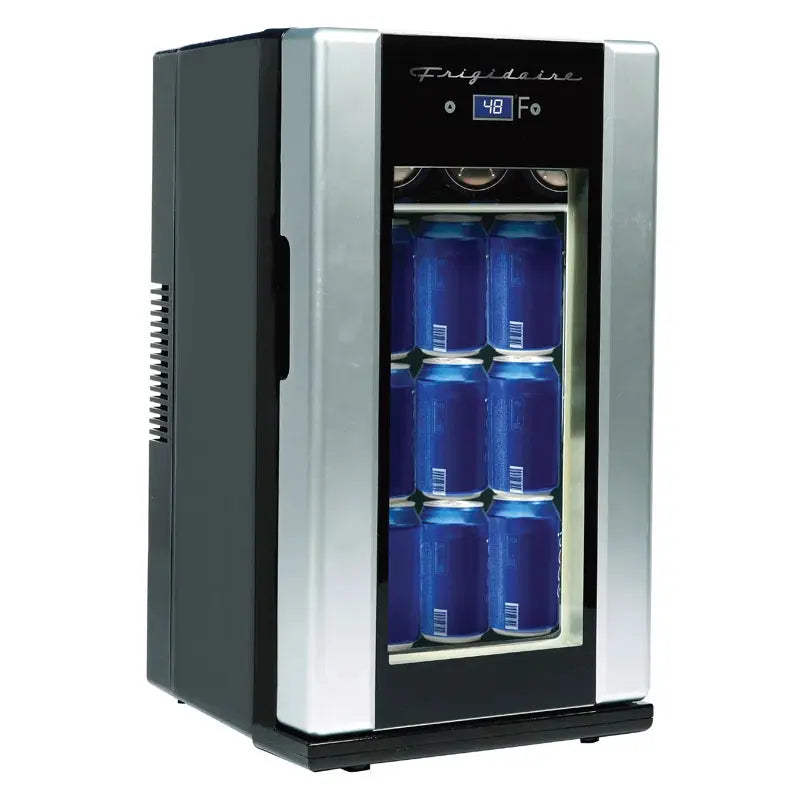 12.68-Qt./18-Cans/4-Wine-Bottles 40-Watt Retro Beverage Fridge with Temperature Control | Fridge.com