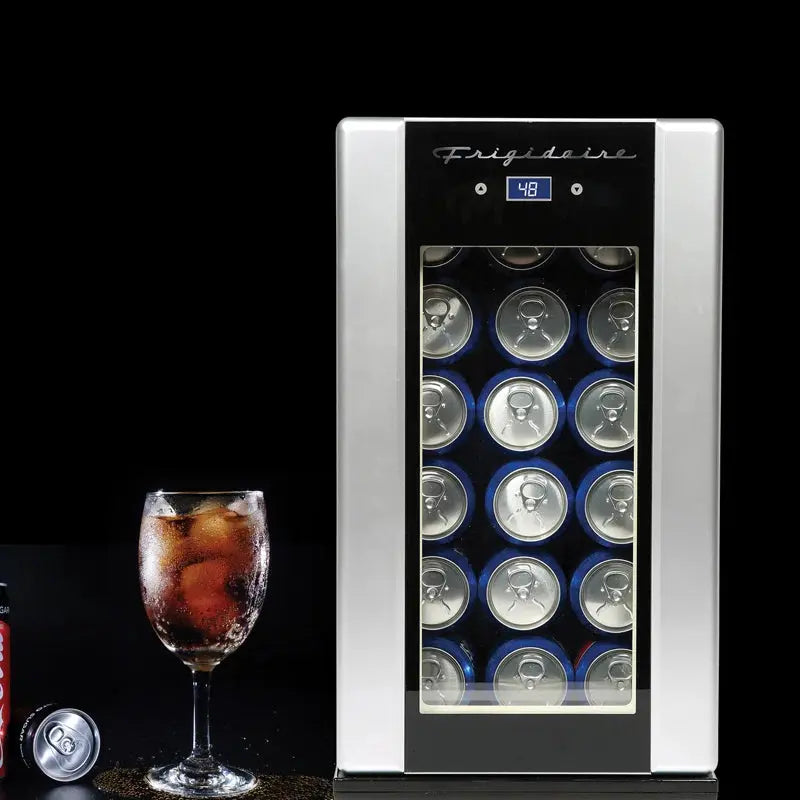 12.68-Qt./18-Cans/4-Wine-Bottles 40-Watt Retro Beverage Fridge with Temperature Control | Fridge.com