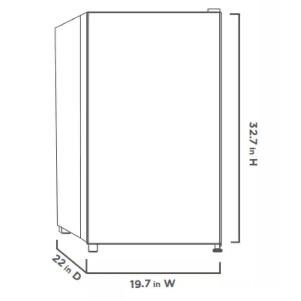 4.3 Cu. Ft. Mini Refrigerator in Stainless Steel, ENERGY STAR | Fridge.com