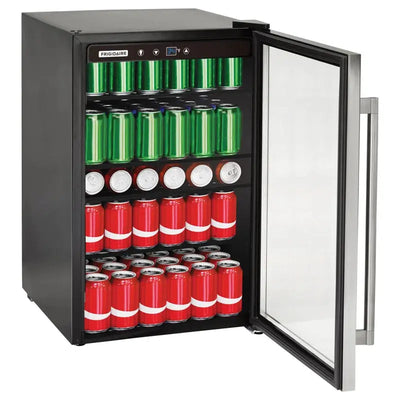 4.4-Cu-Ft. 126-Can Stainless Steel Door Beverage Center Compact Refrigerator | Fridge.com