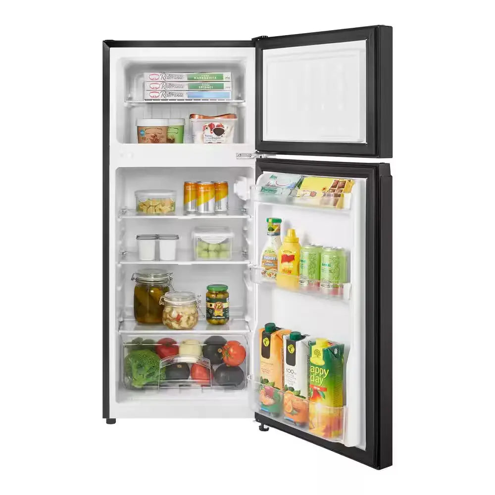 4.5 Cu. Ft. 2-Door Mini Refrigerator in Black with Freezer | Fridge.com