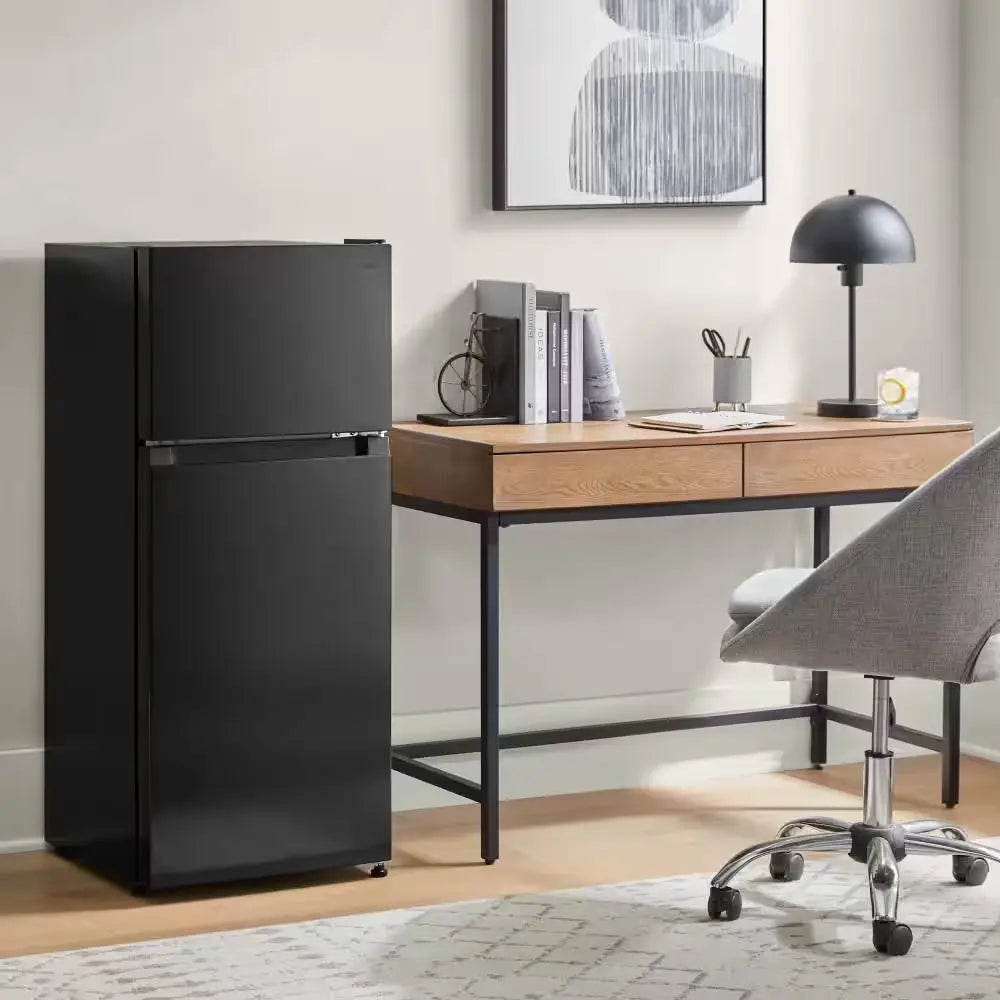 4.5 Cu. Ft. 2-Door Mini Refrigerator in Black with Freezer | Fridge.com