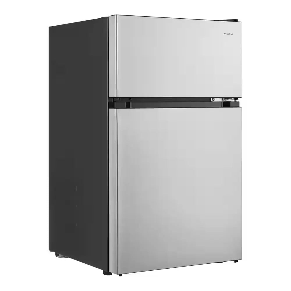 4.5 Cu. Ft. 2-Door Mini Refrigerator in Black with Freezer | Fridge.com