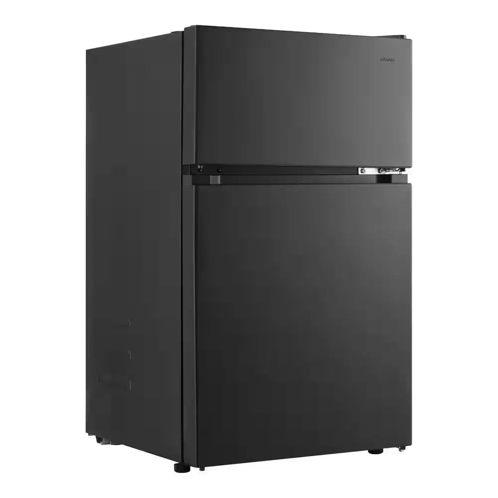 4.5 Cu. Ft. 2-Door Mini Refrigerator in Black with Freezer | Fridge.com