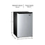 4.5 Cu. Ft. Mini Fridge with True Freezer in Stainless Look | Fridge.com