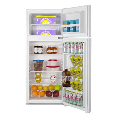 4.5 Cu. Ft. Top Freezer Refrigerator in White, Counter Depth | Fridge.com