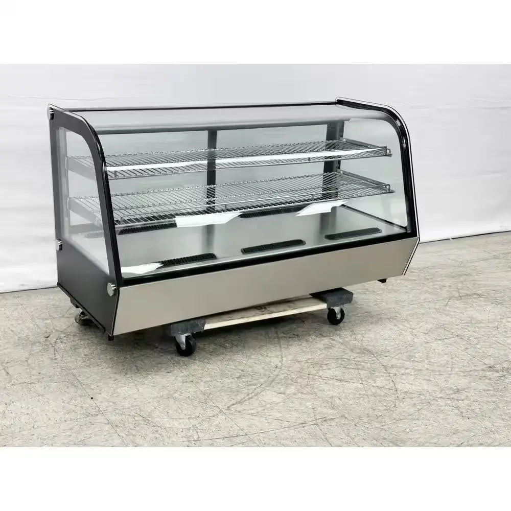 40 In. 7.1 Cu. Ft. NSF Refrigerated Bakery Display Case Countertop EW200R Black | Fridge.com