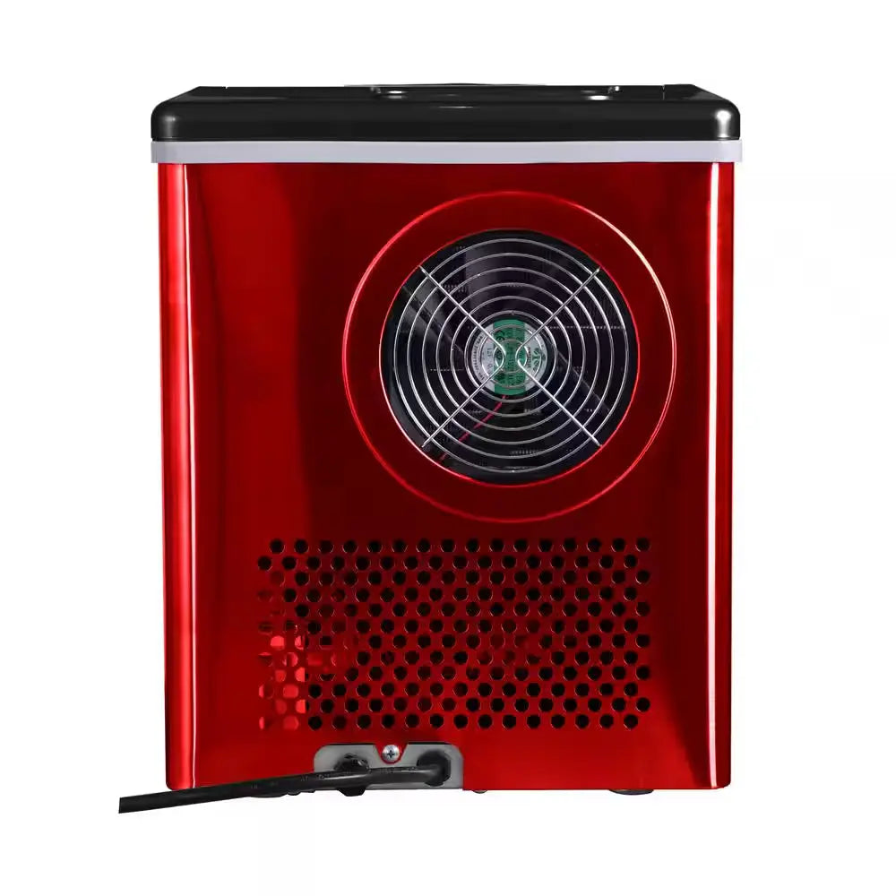 40 Lbs. Freestanding Ice Maker in Red | Fridge.com