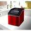 40 Lbs. Freestanding Ice Maker in Red | Fridge.com