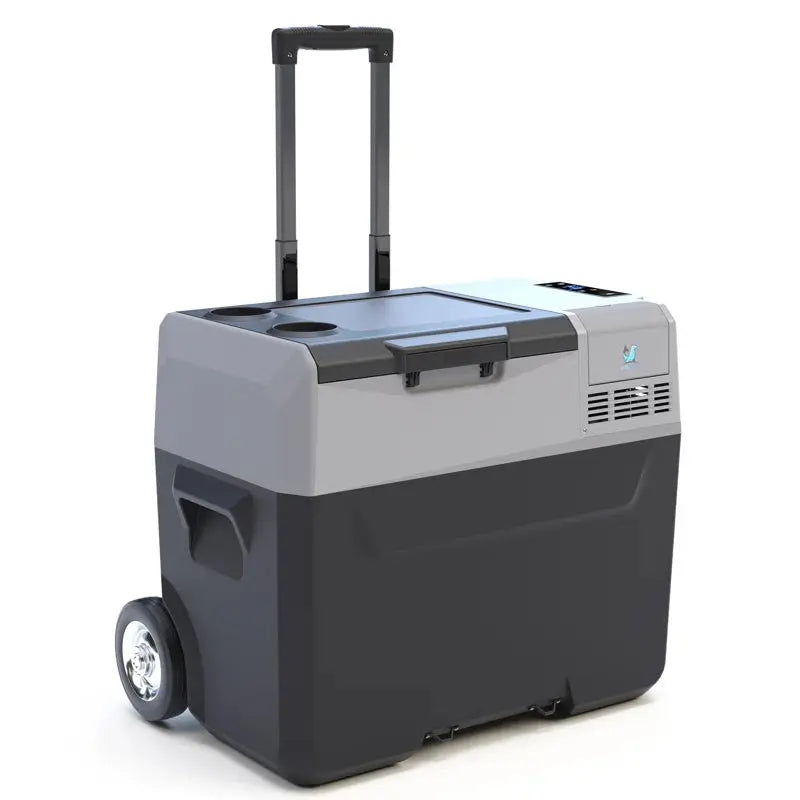 42Qt Car Freezer Portable Refrigerator with APP Control and 6'' Off-Road Wheels, 12V,45W Cooler Freezer, No Battery | Fridge.com