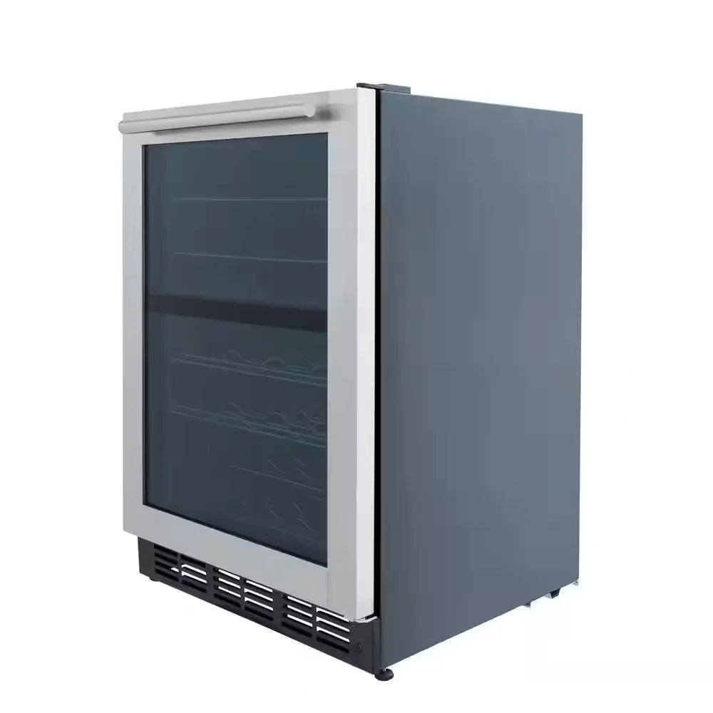 44 Bottle Dual Zone Wine Cooler in Stainless Steel | Fridge.com