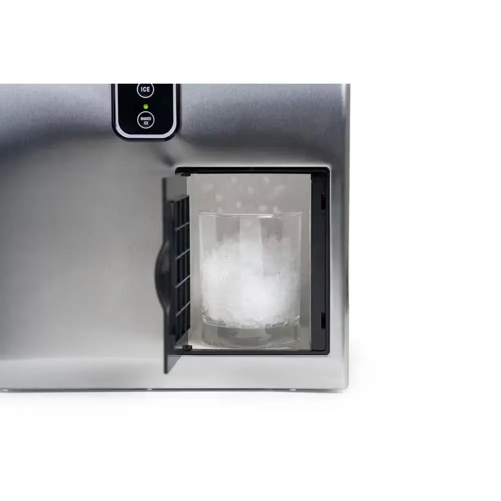 44 Lb. Portable Ice Maker and Dispensing Ice Shaver in Stainless Steel | Fridge.com