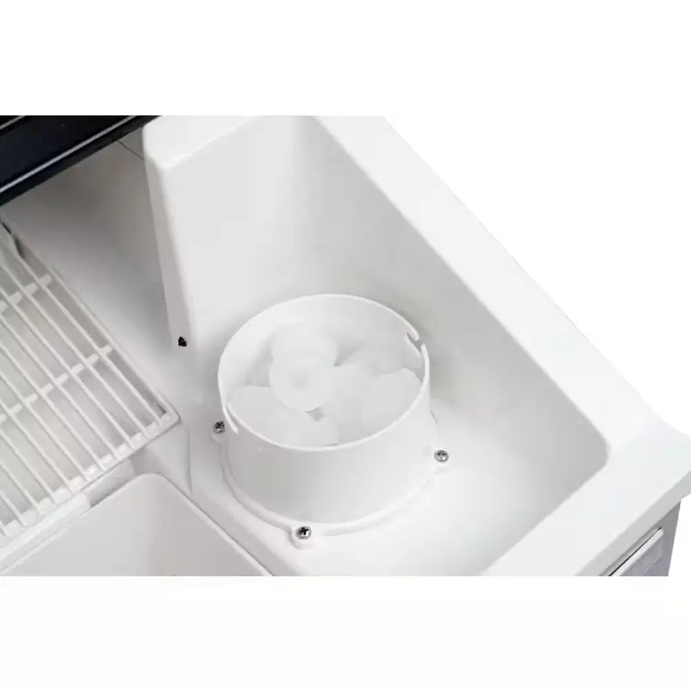 44 Lb. Portable Ice Maker and Dispensing Ice Shaver in Stainless Steel | Fridge.com