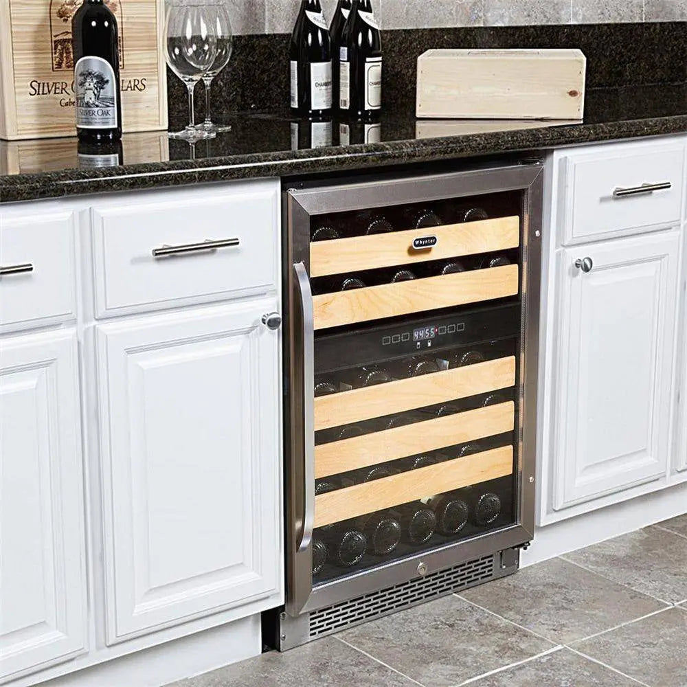 46-Bottle Dual Temperature Zone Built-In Wine Refrigerator | Fridge.com