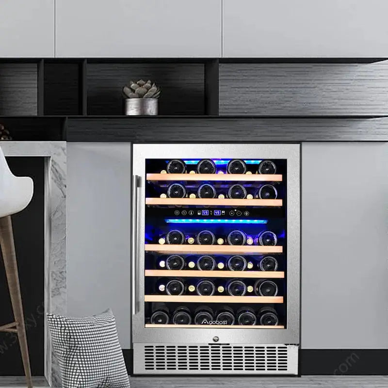 46 Cans (12 Oz.) Freestanding Beverage Refrigerator with Wine Storage | Fridge.com