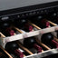 48-Bottle Stainless Steel 24 In. Single Zone Compressor Wine Cooler | Fridge.com