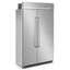 48 In. W 30 Cu. Ft. Built-In Side by Side Refrigerator in Stainless Steel with Printshield | Fridge.com