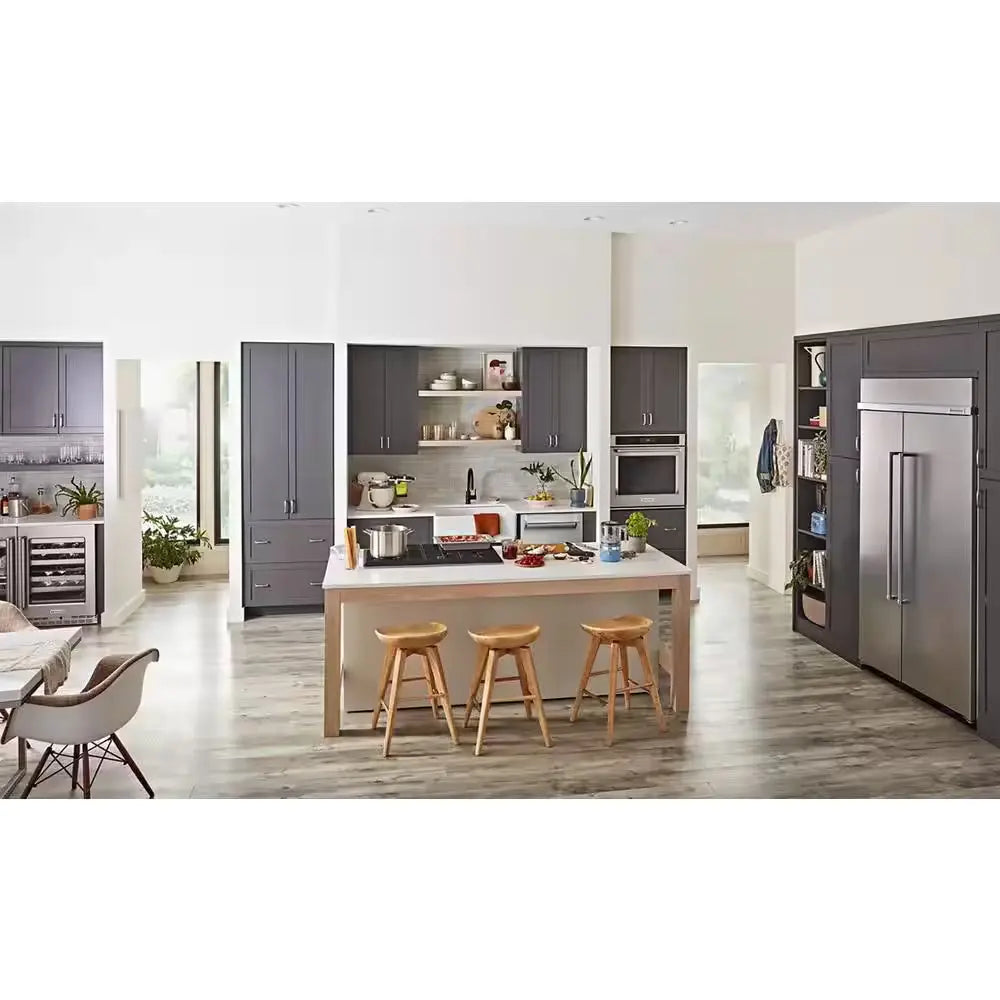 48 In. W 30 Cu. Ft. Built-In Side by Side Refrigerator in Stainless Steel with Printshield | Fridge.com