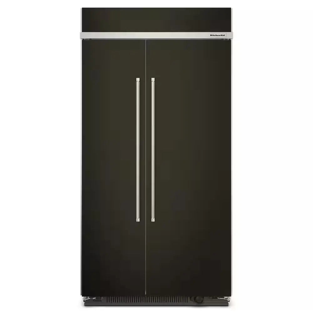 48 In. W 30 Cu. Ft. Built-In Side by Side Refrigerator in Stainless Steel with Printshield | Fridge.com