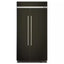 48 In. W 30 Cu. Ft. Built-In Side by Side Refrigerator in Stainless Steel with Printshield | Fridge.com