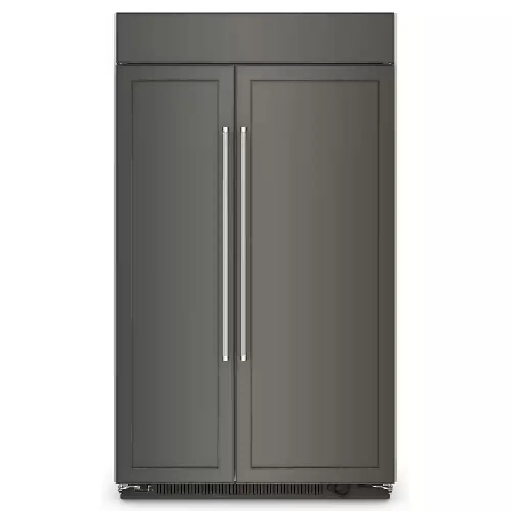 48 In. W 30 Cu. Ft. Built-In Side by Side Refrigerator in Stainless Steel with Printshield | Fridge.com