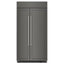 48 In. W 30 Cu. Ft. Built-In Side by Side Refrigerator in Stainless Steel with Printshield | Fridge.com