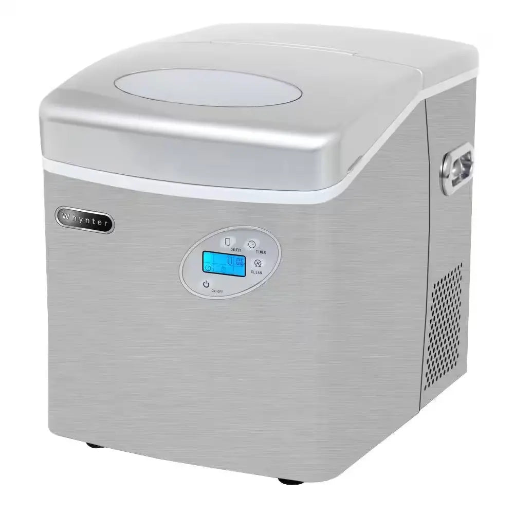 49 Lb. Portable Ice Maker in Stainless Steel | Fridge.com