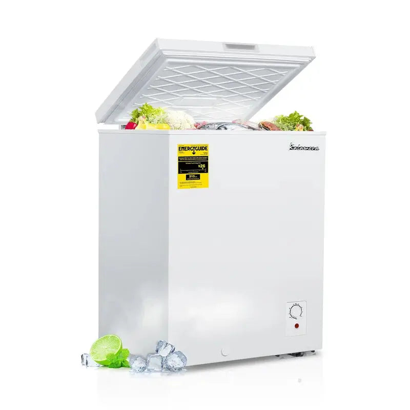 5 Cubic Feet Garage Ready Chest Freezer with Adjustable Temperature Controls | Fridge.com