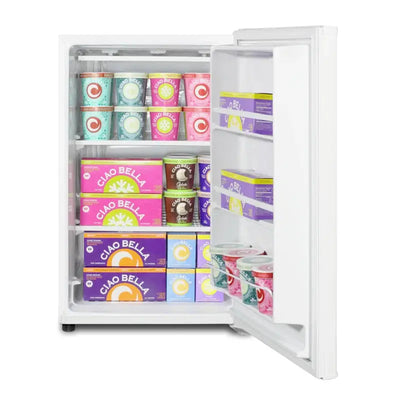 5.04 Cubic Feet Upright Freezer with Adjustable Temperature Controls | Fridge.com