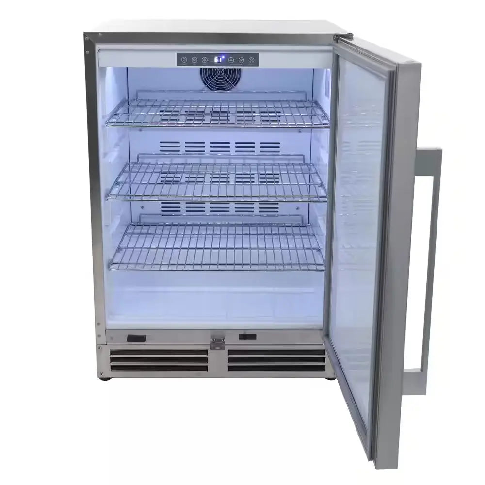 5.4 Cu. Ft. Built-In Outdoor Refrigerator in Stainless Steel | Fridge.com