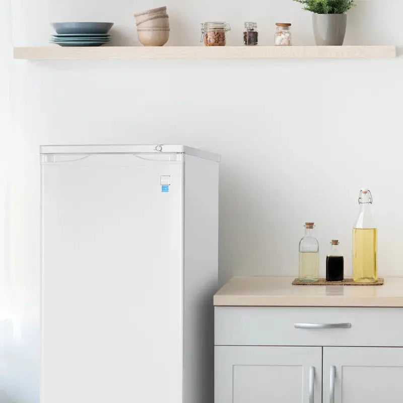 5.8 Cubic Feet Upright Freezer with Adjustable Temperature Controls | Fridge.com