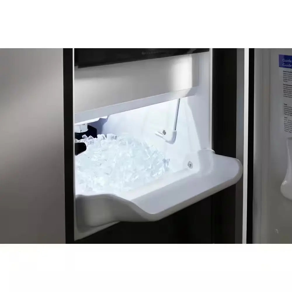 50 Lb. Built-In Ice Maker in Printshield Stainless Steel | Fridge.com