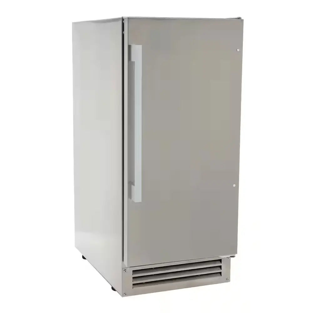 50 Lbs. Outdoor Built-In Ice Maker in Stainless Steel | Fridge.com