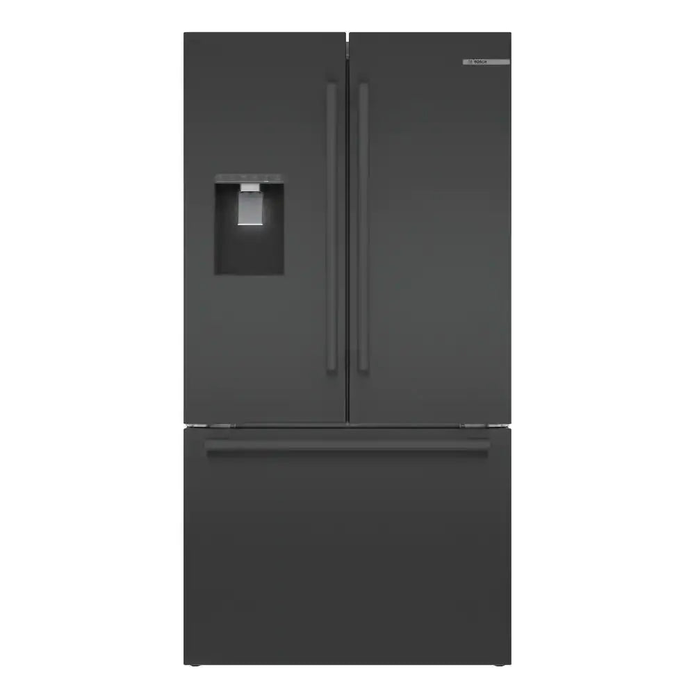 500 Series 36 In. 22 Cu. Ft. Smart Counter Depth French Door Refrigerator in Black Stainless Steel, Internal Water & Ice | Fridge.com