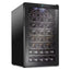 51-Bottle Wine Cooler, Large Cellar Cooling Unit in Black, Freestanding Wine Fridge with Lock | Fridge.com