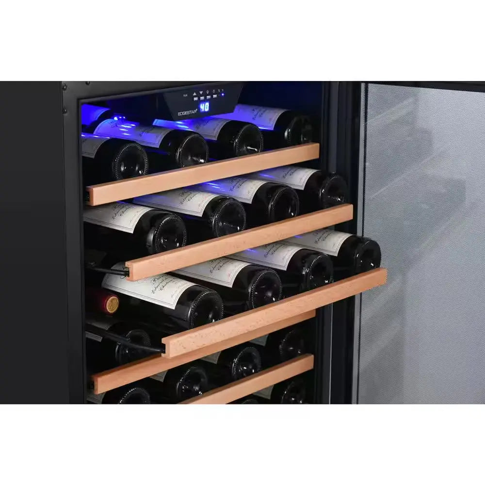 53 Bottle 24 In. Built-In Single Zone Wine Cooler | Fridge.com