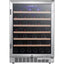 53 Bottle 24 In. Built-In Single Zone Wine Cooler | Fridge.com