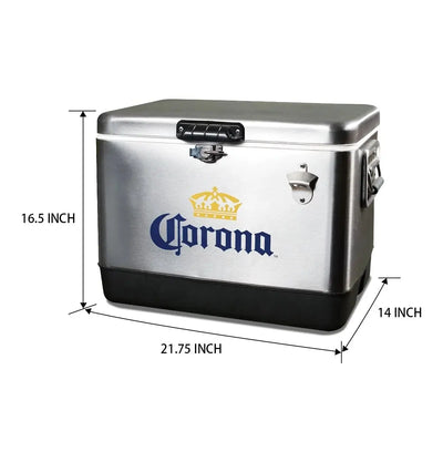 Corona Ice Chest Cooler with Bottle Opener 51L /54 Quart | Fridge.com