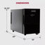 6 Bottle Wine Cooler, Black, 0.65 Cu. Ft.. (16L) Freestanding Thermoelectric Wine Fridge | Fridge.com