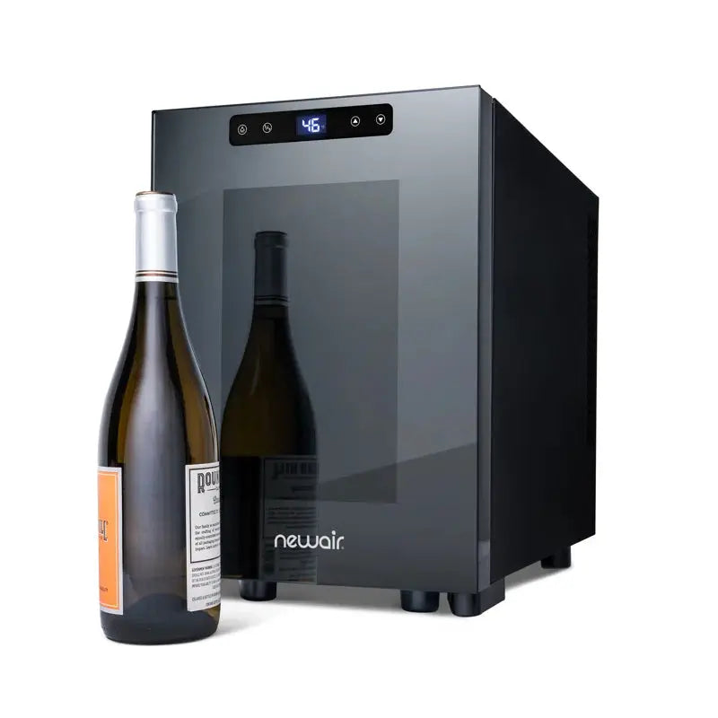 6 Bottle and 6 Can Single Zone Freestanding Wine Refrigerator | Fridge.com