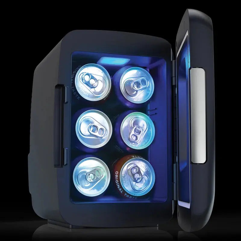 6-Can Retro Gaming Light-Up Portable Beverage Mini Fridge | Fridge.com