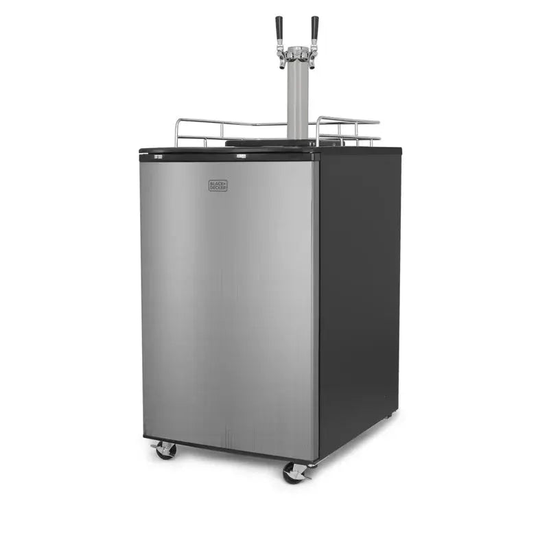 6.1 Cu. Ft. Dual Tap Freestanding Kegerator with Adjustable Temperature | Fridge.com