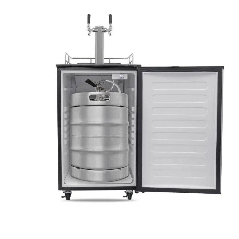 6.1 Cu. Ft. Dual Tap Freestanding Kegerator with Adjustable Temperature | Fridge.com