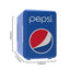 6.85 In. 0.15 Cu. Ft., 6 Can, Retro Mini Refrigerator Pepsi Theme Beverage Cooler in Blue without Freezer | Fridge.com