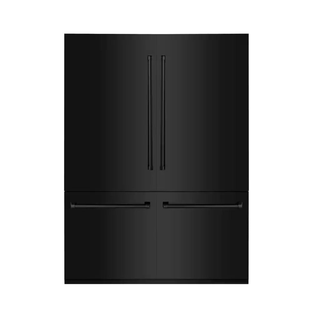 60 In. 4-Door French Door Refrigerator with Internal Ice and Water Dispenser in Fingerprint Resistant Stainless Steel | Fridge.com