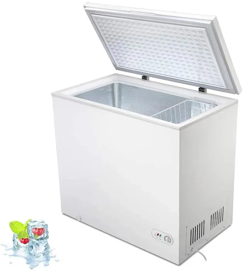 7 Cubic Feet Garage Ready Chest Freezer with Adjustable Temperature Controls and LED Light | Fridge.com