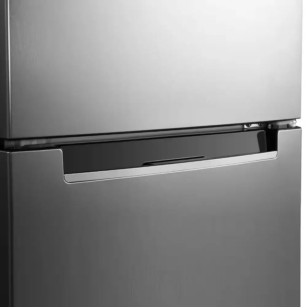 7.3 Cu. Ft. 2-Door Mini Fridge in Platinum Steel with Freezer | Fridge.com