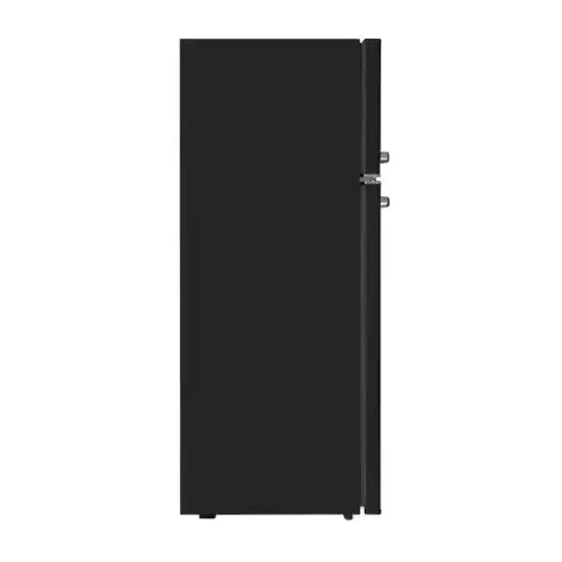 7.5 Cu Ft Mini Refrigerator with Top Freezer and Chrome Handles in Black | Fridge.com