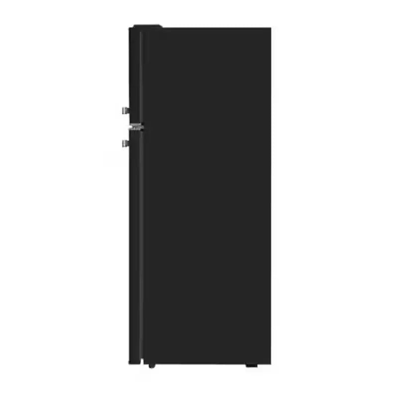 7.5 Cu Ft Mini Refrigerator with Top Freezer and Chrome Handles in Black | Fridge.com