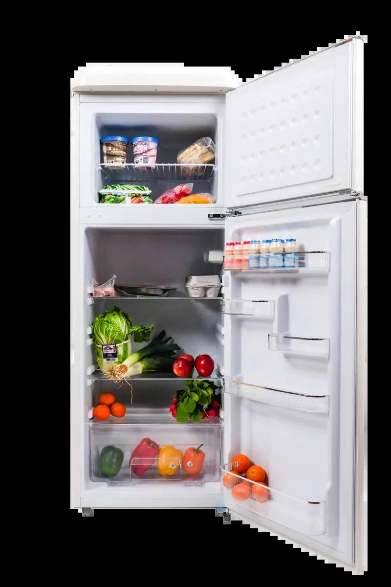 7.5 Cu. Ft. Capacity Retro Fridge Freezer Combo, Upright Fridge Freezer Combo, Apartment Size | Fridge.com